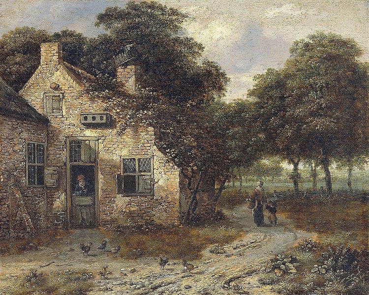 Jan Wijnants A peasant cottage